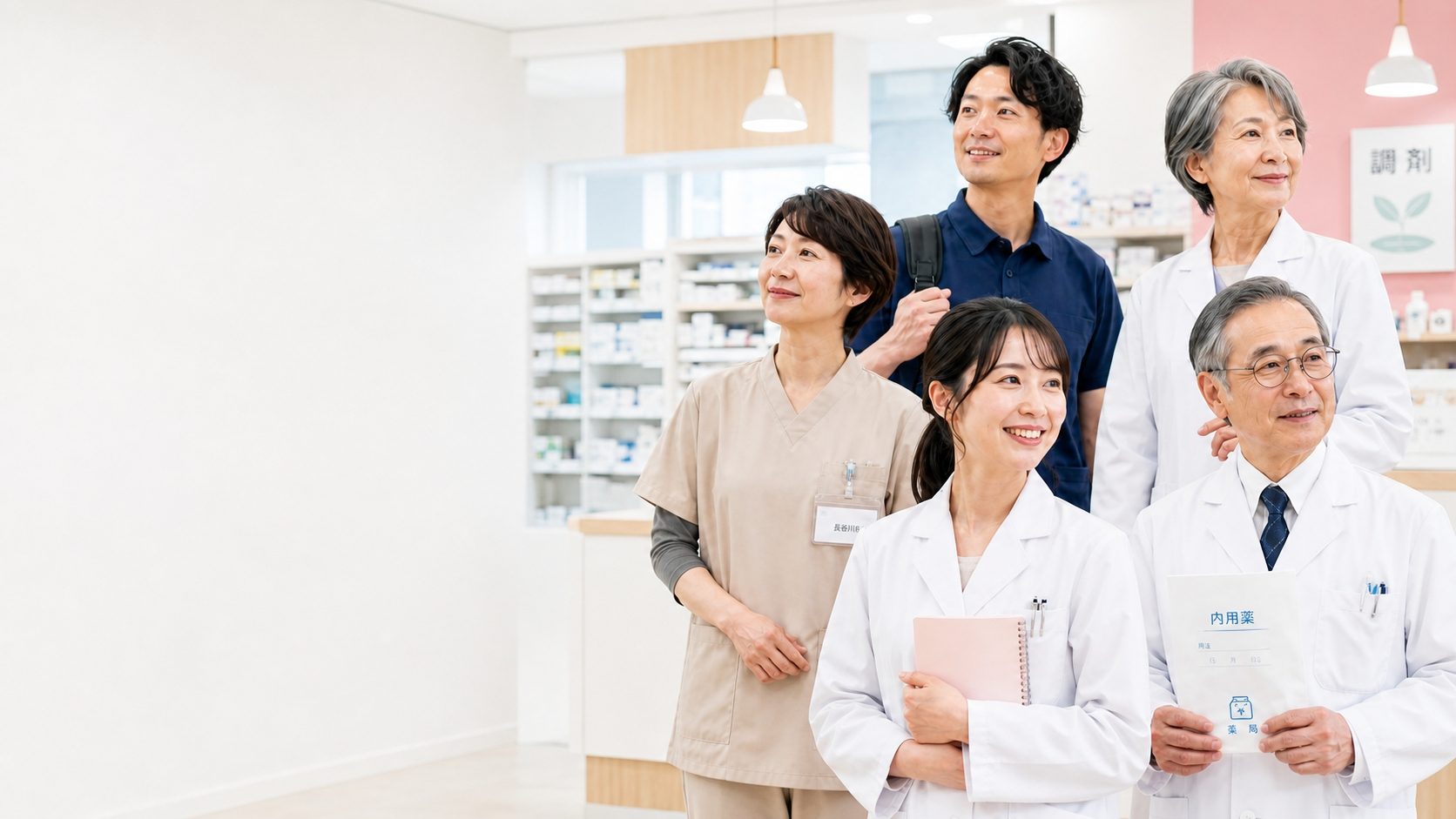 ヤクダチを利用する薬局スタッフ