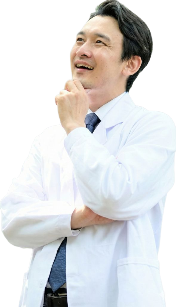 笑顔の男性薬剤師