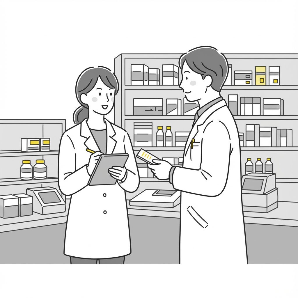 薬局で正社員として働く薬剤師